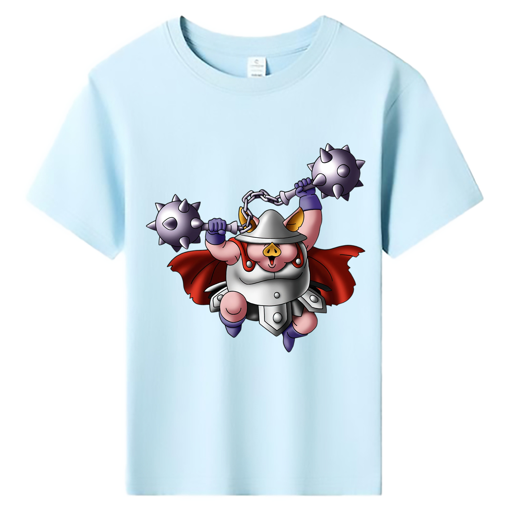 （画像用） ドラゴンクエスト Doragon Kuesuto Dragon Quest 綿100％キッズTシャツ（フロントプリント）